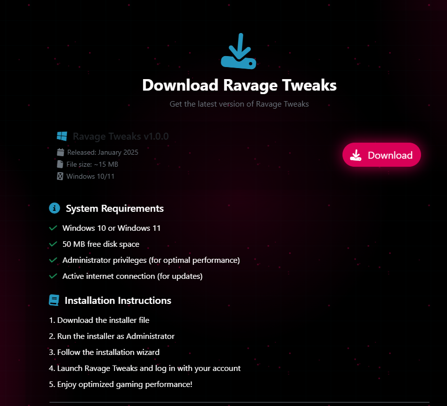 Download Your Product